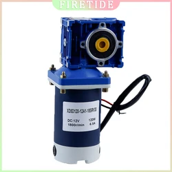 120W DC Motor 12V 24V DC Reduction RV Low-Speed Self-Locking Adjustable Speed Micro Motor for DIY Robot Toy Car