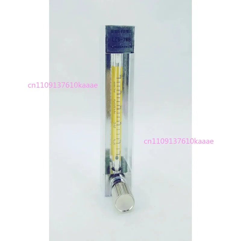 

LZB -3WB , Glass Rotameter for Liquid/water/H2O, Flow Meter with Control Valve . Conectrator ,it Can Adjust Flow