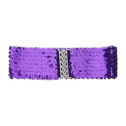 Cinturón de lentejuelas para mujer, cinturón Waspie elástico a la moda, vestido Waspie Universal, accesorios decorativos, pretina brillante