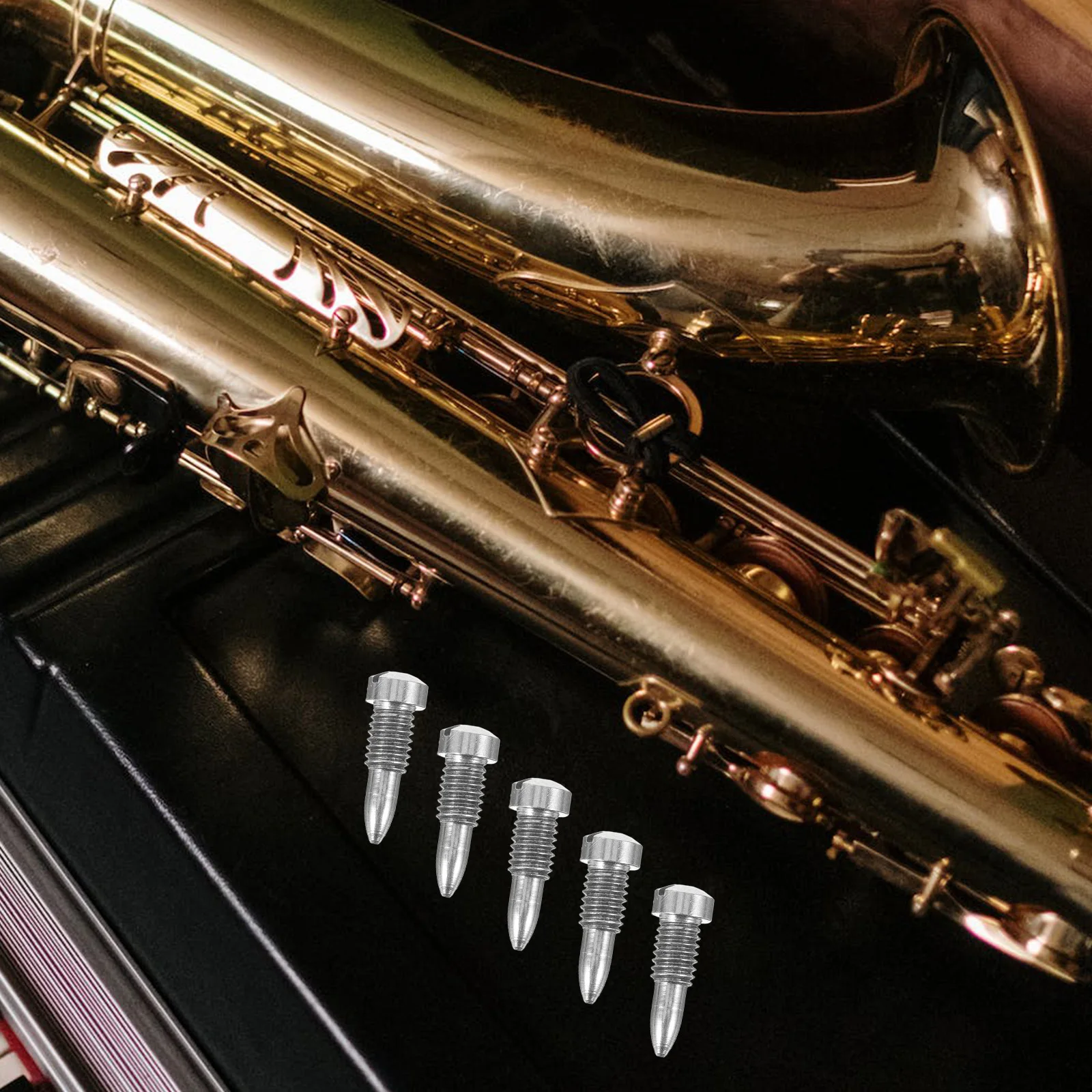 

5 Pcs Saxophone Repair Screws Clarinet Wind Instrument Screwdriver Instruments Parts