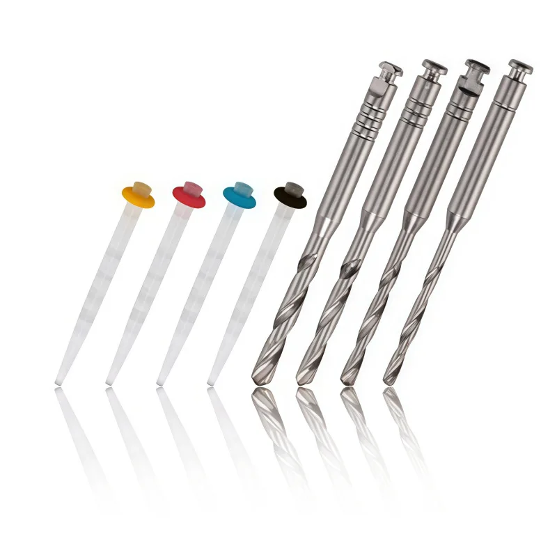100pcs/bag Dental Quartz Fiber Post with Straight Screw Dental Fiber Resin Post for Root Canal Restoration Endodontic Tool view 3