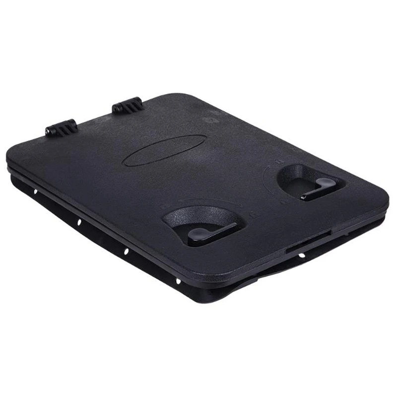 Black Square Non Slip Inspection Hatch Cover Marine Deck Access Hatch & Lid-FABY
