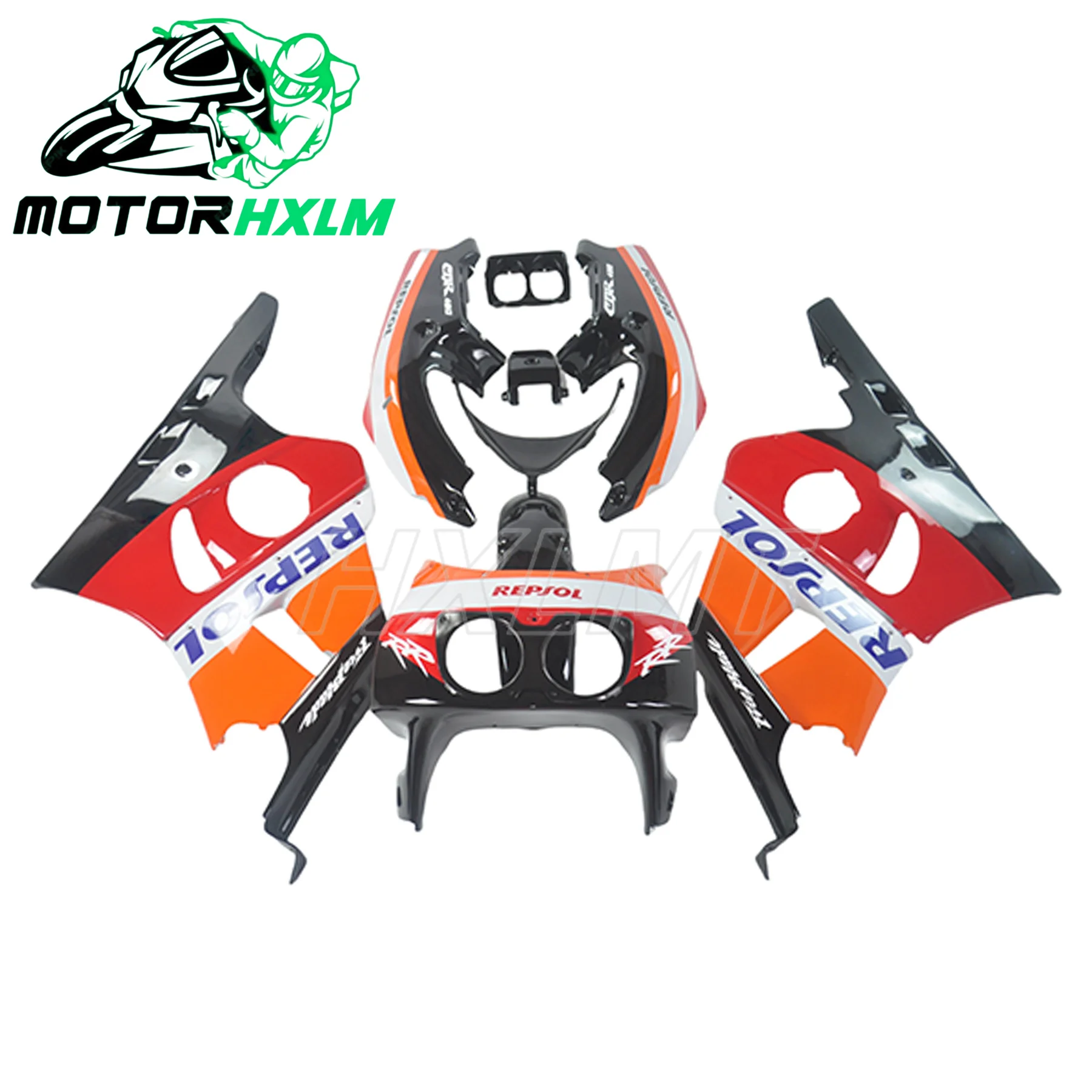 

Sturdy Bodywork fairing kit For Honda CBR400RR MC29 1990 1991-1999 Full fairing kit Fairing kit Bodywork fairing Injection ABS