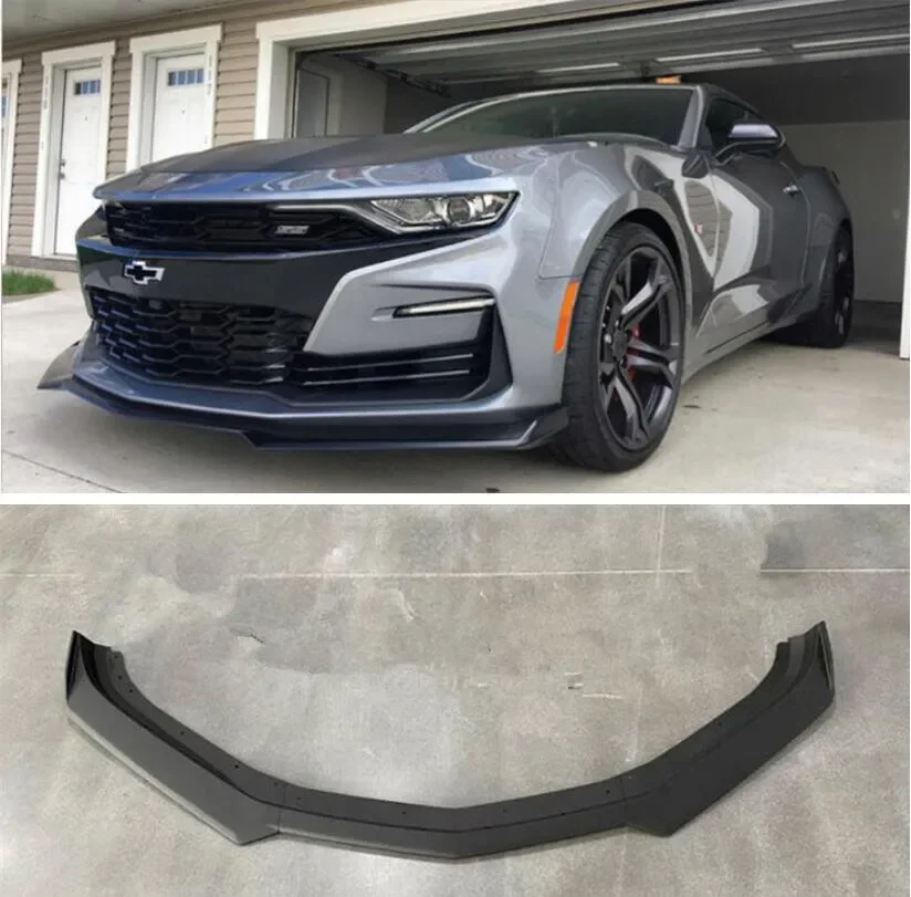 For Chevrolet Camaro ZL1 2016 2017 2018 2019 2020 2021 2022 2023 Front Bumper Lip Splitters Cup Flaps Cover PU PRIMER