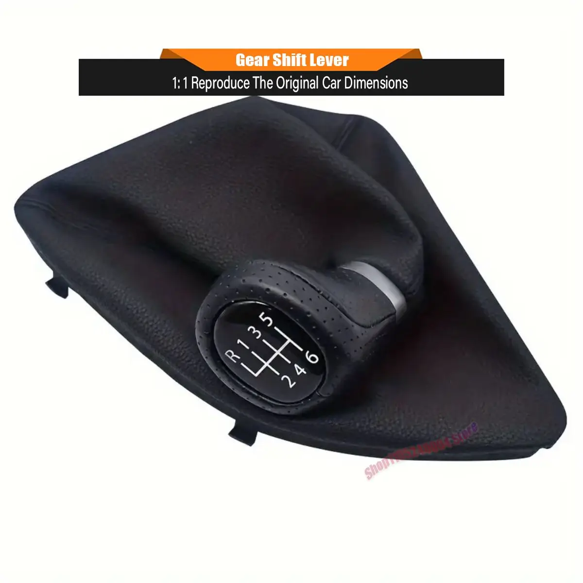 For BMW 1 Series E81 E82 E87 E88 (2004-2013) 5/6-Speed Manual Transmission PU Leather Gear Shift Knob Replacement 2