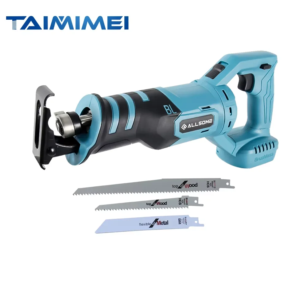 

Cordless Reciprocating Saw with 3.0Ah 21V MAX Battery Power Saw Electric Reciprocating Saws for Wood Trees Metal