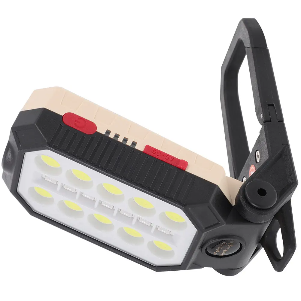 

Перезаряжаемый USB-фонарь для работы, складной светодиодный светильник с 4 режимами освещения, портативная уличная лампа для кемпинга, ремонта автомобилей, экстренных ситуаций