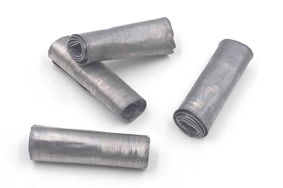 MNFT 4 Stücke 0,6*40*245mm 65-70g Weiche Blattstreifen Blei Rolle für Angeln Platinen Liefert Clip Tackle Angelzubehör – Detail 3