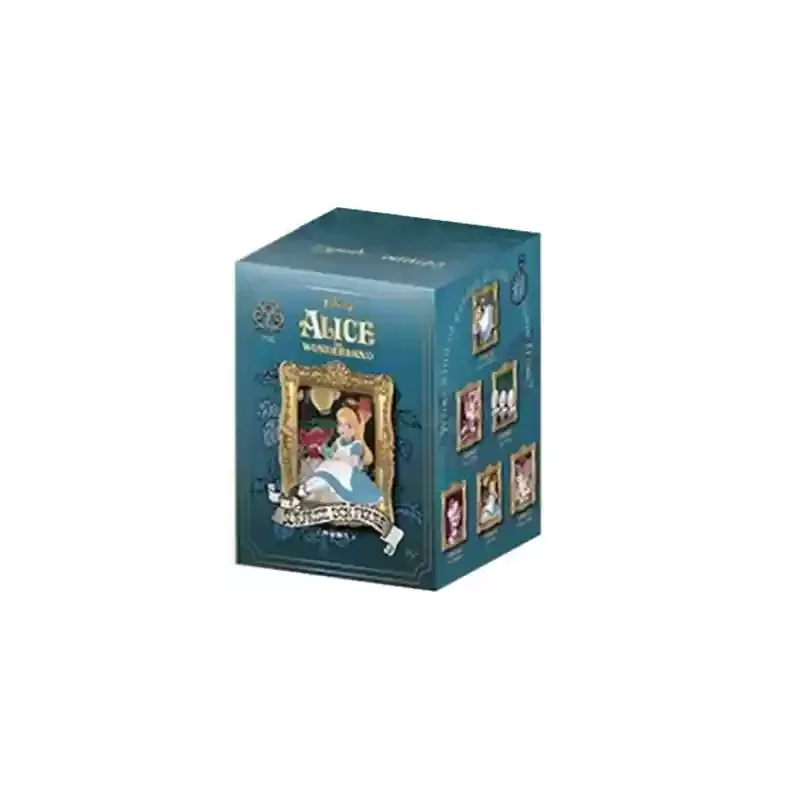 Artistiek ontwerp Eco-vriendelijk PVC Prachtige details, Alice Blind Box-model, Disney Fan Collectible Desktop Ornament Verjaardagscadeau