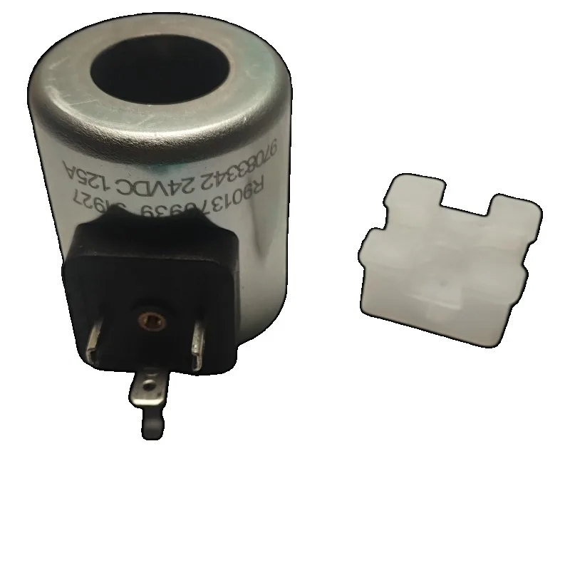 

DC24V Hydraulic Solenoid Coil 23mm ID 50mm Height Metal Sealed Cylindrical Electromagnetic Coil Replacement Component
