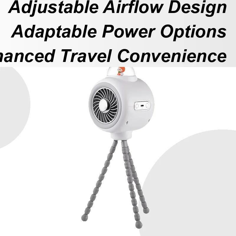 

Stroller Fans USB Rechargeable Cooling Clip Power Bank 3 Speed Cooling Device Adjustable Stand For Seat Baby Desk Crib Car