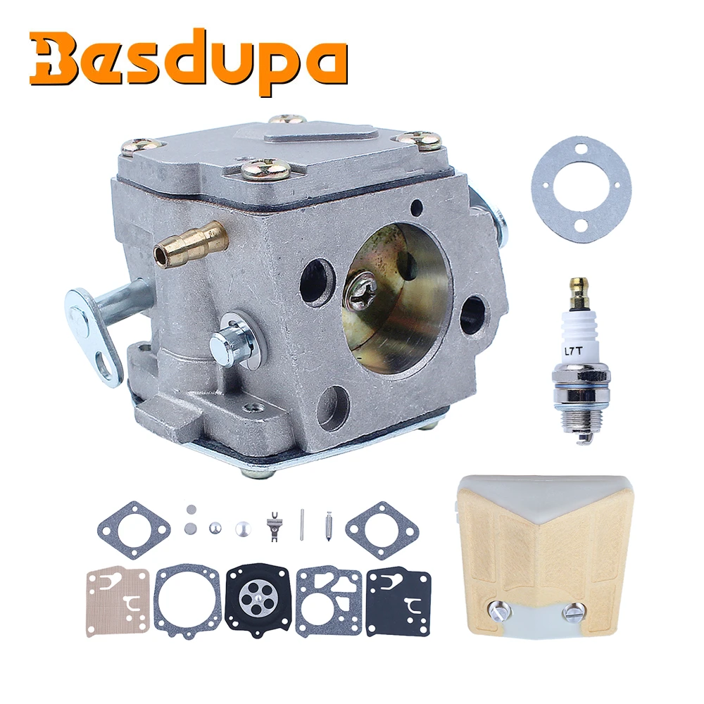 

Carburetor w Air Filter Repair Kit For Husqvarna 268 266 272 Tillotson RK-23HS Chainsaw Spare Parts Motosierra Gasolina