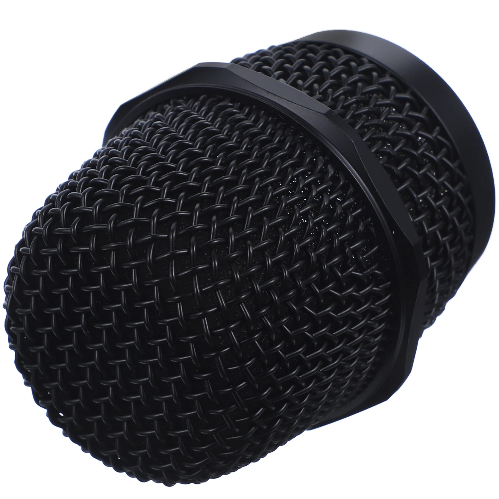 

Wireless Microphone Replacement Grille Ball Head Mesh Black Metal Cover Cordless Mic Supplies Mic Parts Accessories Not Rust