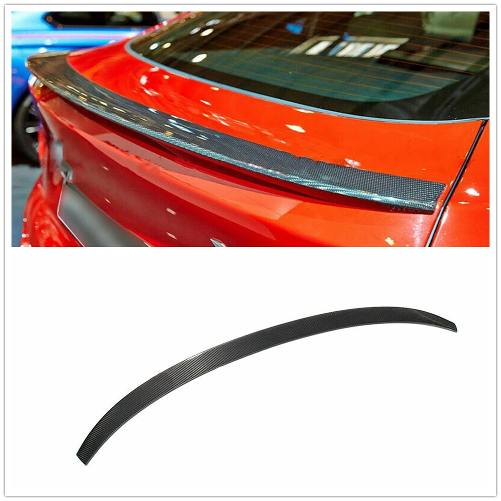 

Carbon Fiber Rear Spoiler Wing Trunk Lid Flap Lip Upper Splitter Tailgate Trim P Style For BMW F26 X4 SUV 2013-2017