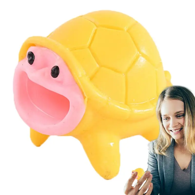 

Turtle Stress Ball Cute Squeeze Toy Squeeze Dough Ball High-Elastic Fun And Relaxing Turtle Toys For Kids And Adults Toy Prizes