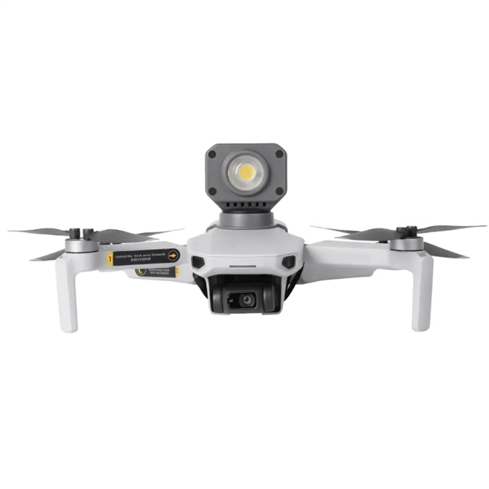 ชุดไฟสำหรับโดรนขนาดเล็กสำหรับการบินกลางคืน น้ำหนักเบา ไฟหน้า RC พร้อมที่ยึดสำหรับ DJI Mavic Air 2S อะไหล่โดรน