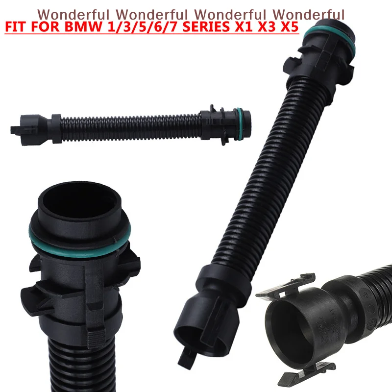 Tubo de Ventilación del Cárter del Coche, 1 Pieza, Compatible con la Tapa de Balancines N47 N57