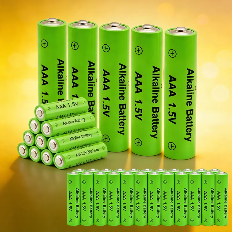 Ultra-Durable 3000mAh 1.5V AAA Ni-MH Battery-EPR Stable Performance for Handheld Tactical Torches Portable MP3&Camping GearGreen
