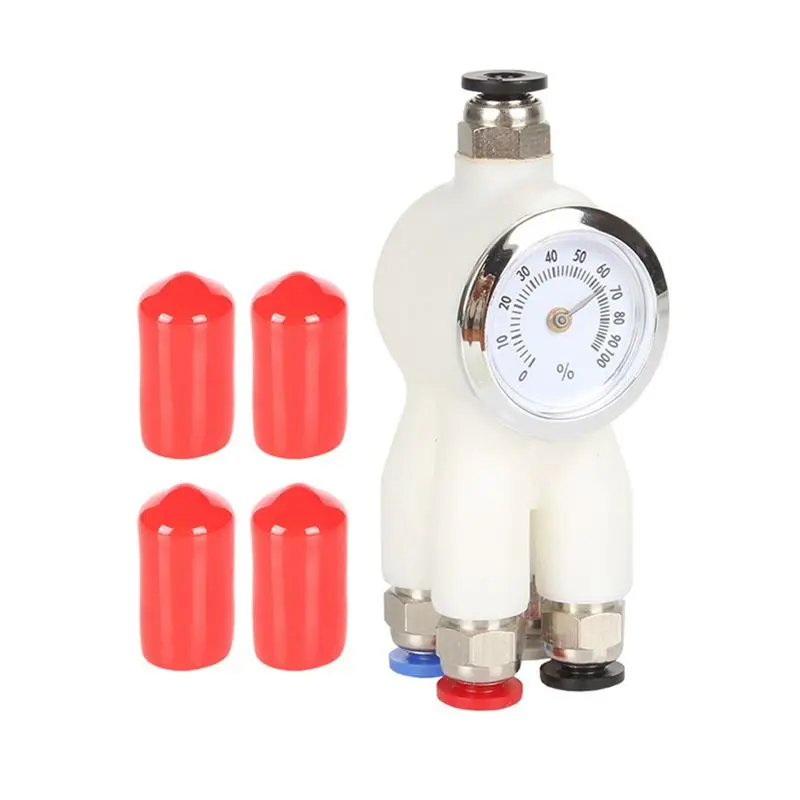 

Адаптер из PTFE-материала ABSK-PTFE 4-в-1 для расширения порта расширения трубки AMS, подключение 4 модулей подачи для Bambu Lab X1/P1 X1C P1S P1P A1 A1mini