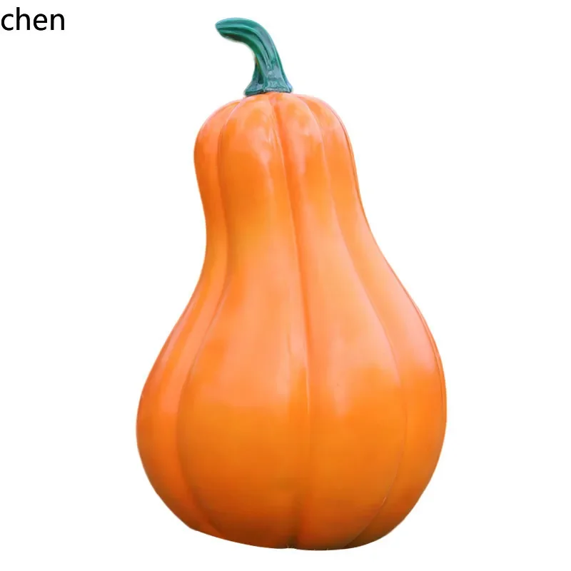 DSA Outdoor Artificial Pumpkin Sculpture Garden Courtyard Arrangement Landscaping Vegetable Ornament Garden