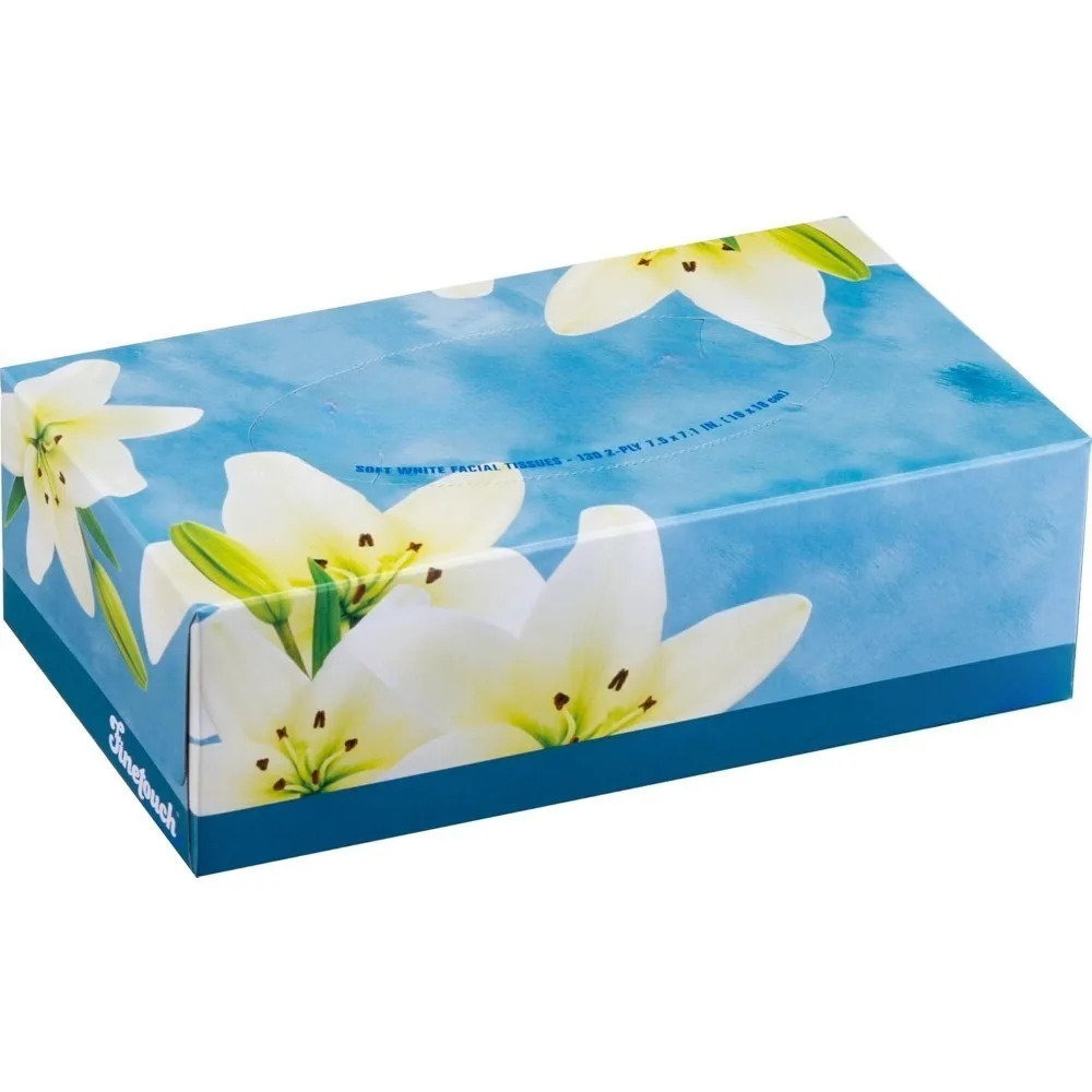 Tisu Wajah 2 Lapis – 6 Kotak isi 130 Lembar Tisu Lembut (780 Total) – Tisu Kuat & Lembut untuk Penggunaan di Rumah, Kantor, atau Perjalanan