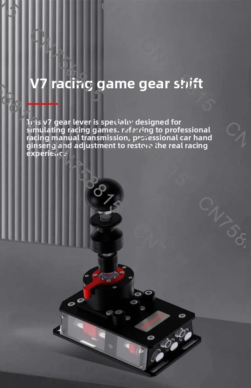 For Manual & Sequential ShiftsSIMVERTEX V7 SQ2/6+4R Sim Shifter Manual Shifter + Reverse Gear Kit Racing simulator H mode