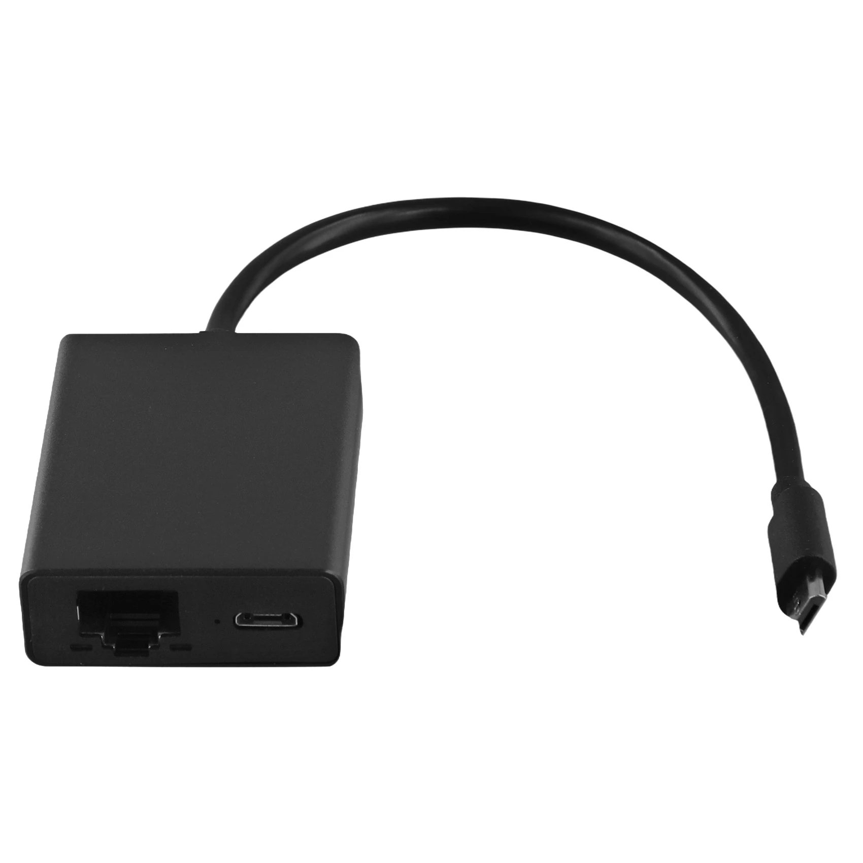 T85C RJ45 100Mbps Porta de microplaca de rede externa 4K LED Indicador Plug & Play Adaptador Ethernet para Smart