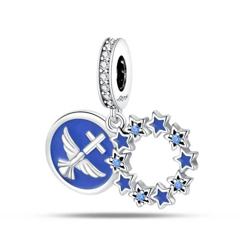 Charms Beads Blue D…