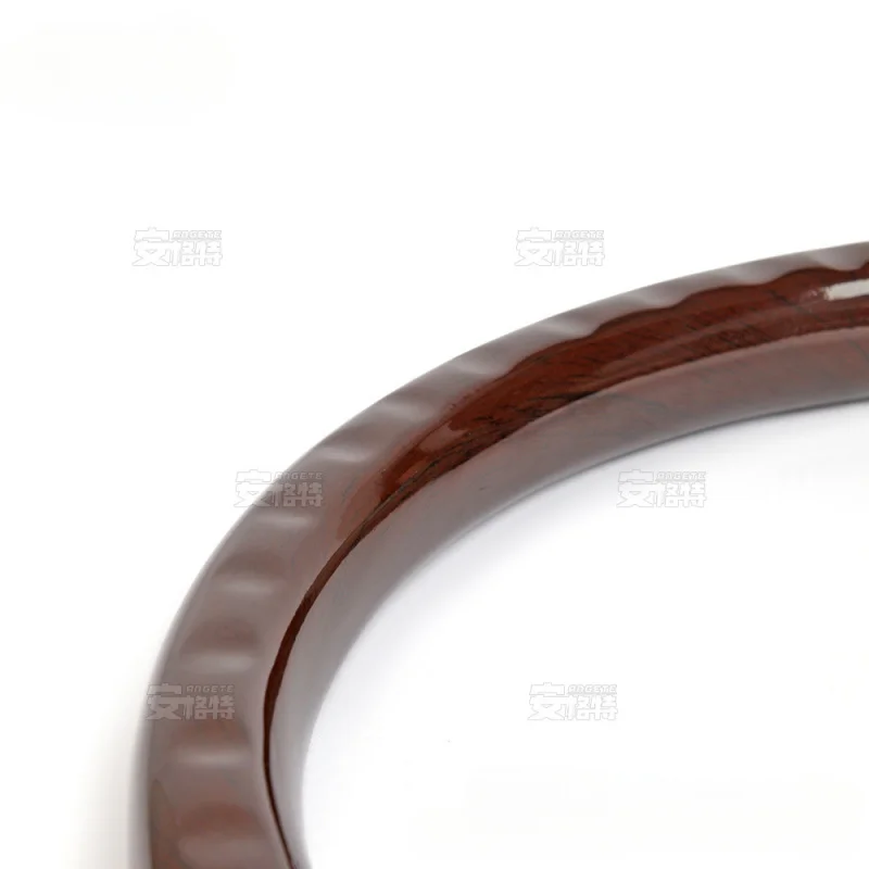 For Toyota Land Cruiser (All Series) Retro Gray Lychee Leather Steering Wheel (Custom Assembly Modification Part)