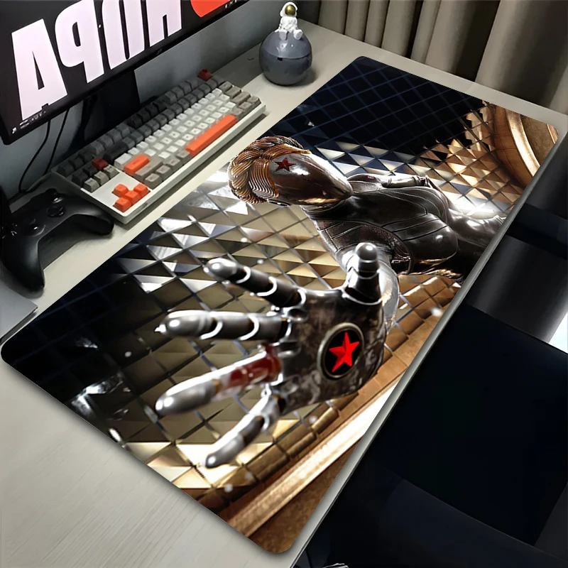 Popular Gaming Mouse Pad Non-Slip Atomic Heart PC Computer Desk Mat Gamer Extended Keyboard Pad Office Mousepad Anime Desk Decor