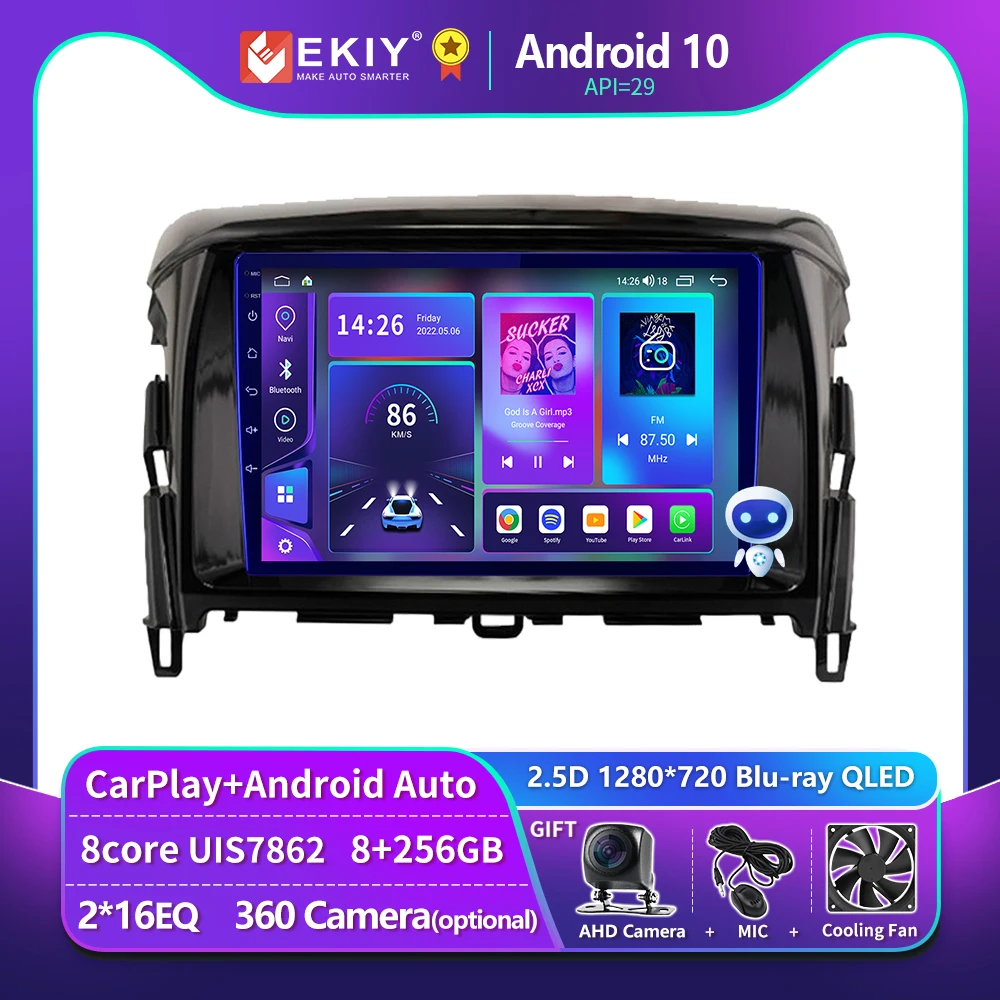 

EKIY T900 Android Car Radio For Mitsubishi ECLIPSE CROSS 2018 2019 Multimedia Player Stereo Wireless Carplay Auto Navigation GPS