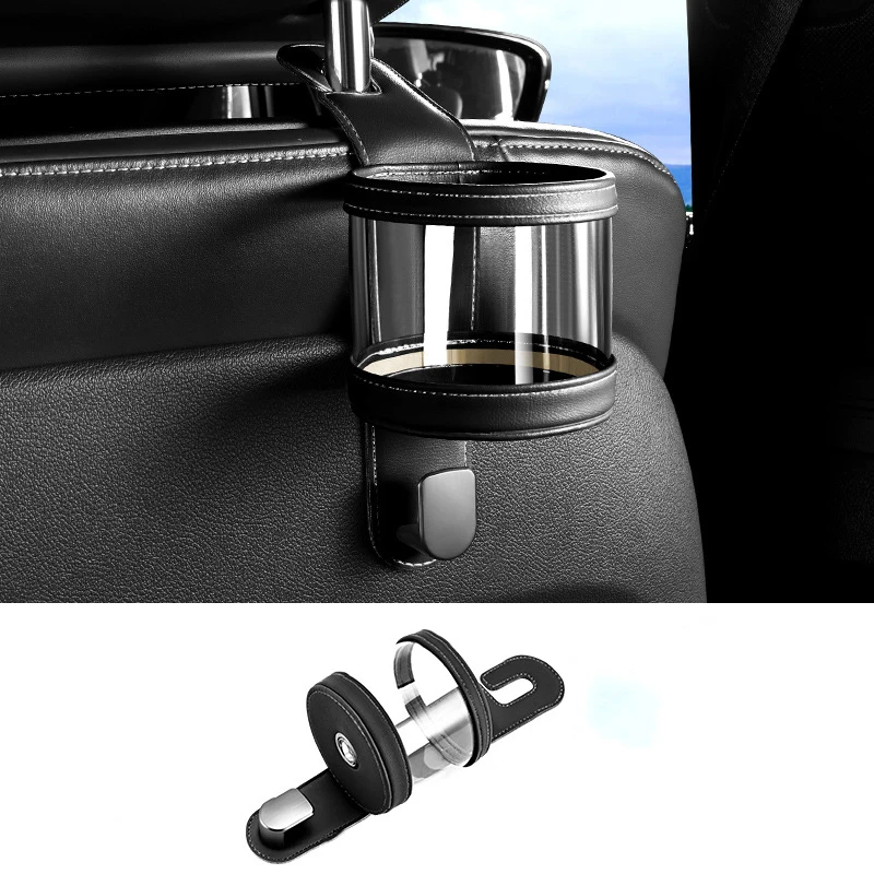 Car Multi-Functional Half Inclusive Cup Hooks Backrest Storage Circular Cups Suitable For Seat Backrests Rear Cup Holders