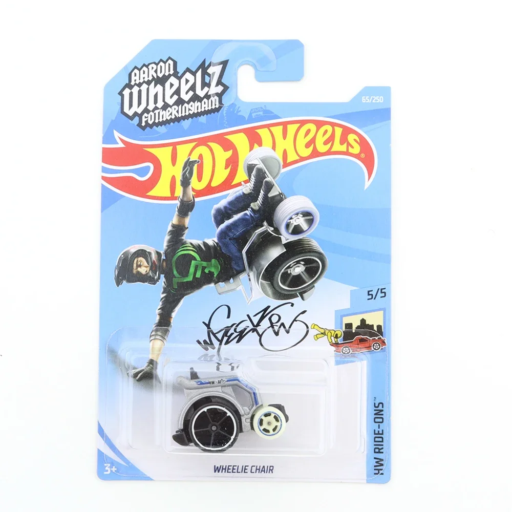 2020-22 2022-96 WHEELIE CHAIR Original Hot Wheels Mini Alloy Coupe 1/64 Metal Diecast Model Car Kids Toys Gift