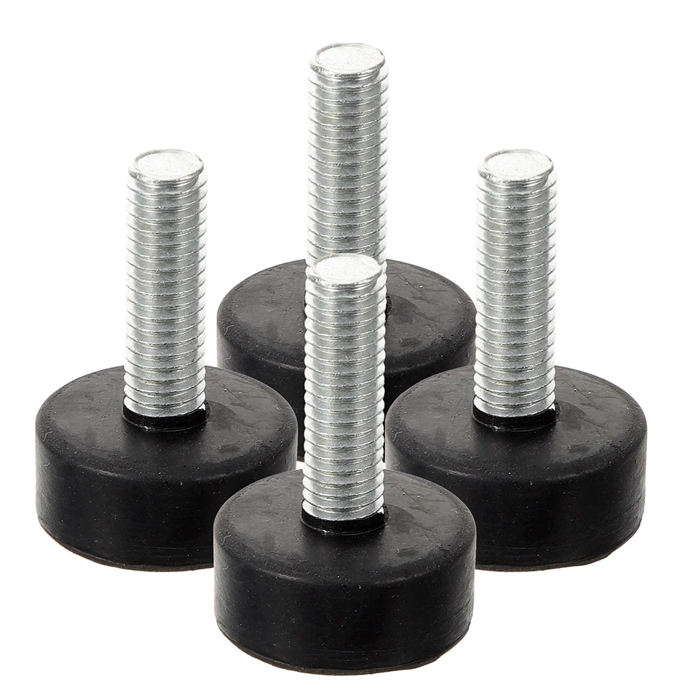 

4 Pcs Foot Shock Absorber Table Legs Furniture Feet Rubber for Cutting Board Wedge Anti Skid Pads Levelers Shims Leveling