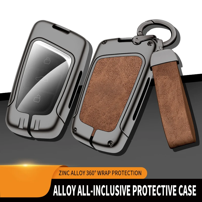 

Zinc Alloy Car Key Case For Chery Tiggo A5 A1 E5 A3 Fulwin Cowin Easter Fora Elara Ego Tengo Cielo M11 Exeed RX TXL VX Omoda C5