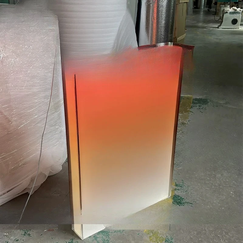 

Acrylic luminous legs red gradual change luminous feet support frame feet island feet