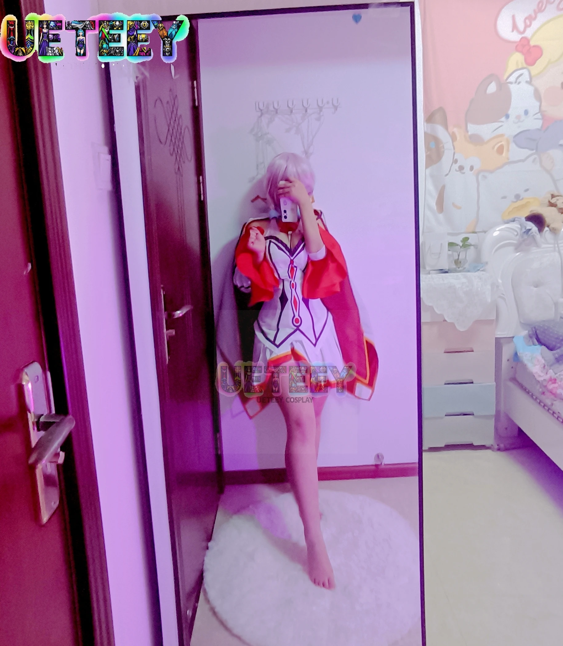 UETEEY COS Redo of Healer Kaifuku Jutsushi No Yarinaoshi Cosplay Costume Flare Arlgrande Jioral Cosplay Custom Made view 2