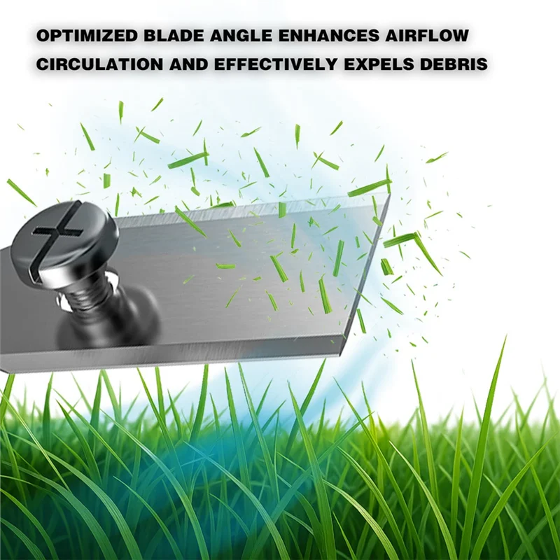 AT53 36PCS Lame di ricambio per tosaerba per Segway Navimow I105N/I108N/I110N/H500N/H800N/H1500N/H3000N con viti argento