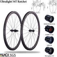 CSC UCI 700C Racing bike carbon wheels 24.2mm Internal width U-Shape carbon wheelset 40/50mm Center lock for Road Gravel bike