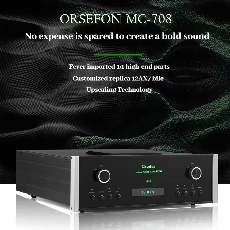 

AMXEKR 1:1 clone McIntosh MC708 CD player pure tube player fever high fidelity ESS9038Pro×2 dual decoding home audio