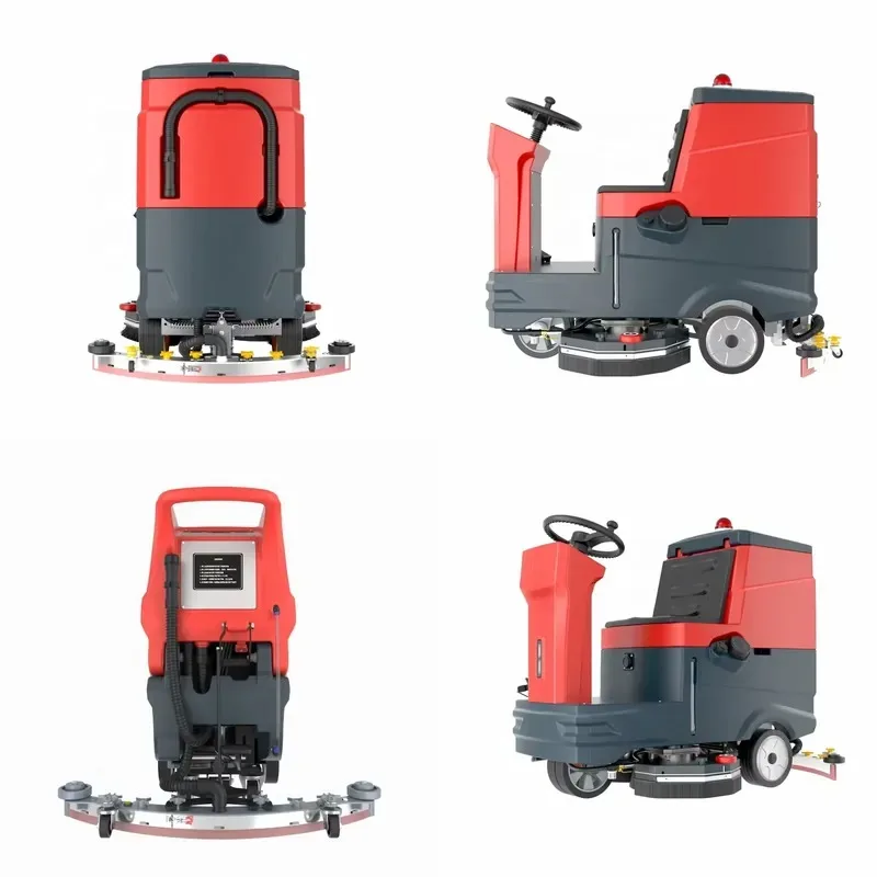 LIntegrated Intelligent Control Industrial Electric Drive Scrubber for Tile and Concrete Floor Cleaning