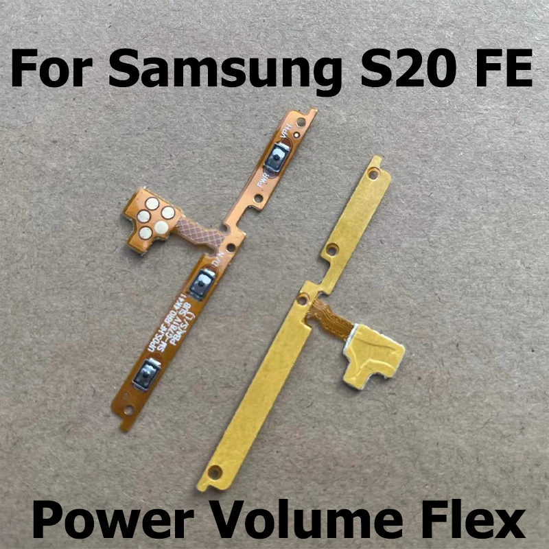 Power On Off Volume Button Switch Key Flex Cable For Samsung Galaxy S20 FE Plus Ultra Replacement