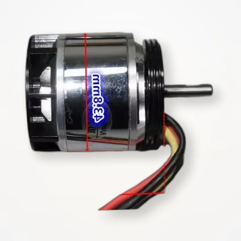 E-Bike Motor Outrunner Brushless Motor Cooling Fan Clamp Ball 3 1300KV D4540 including Bearings for RC Drone FPV