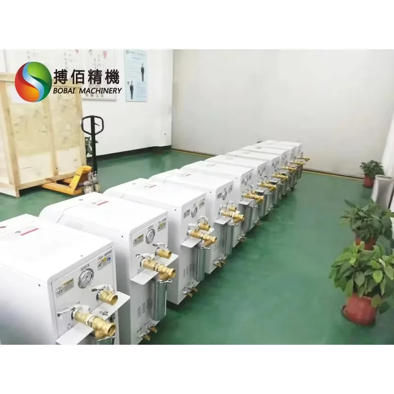 BOBAI Water Temperature Machine PLC Pump High-Accuracy Mould Temperature Controller For Injection Molding 120C 380V 1 Year