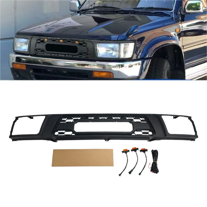 

Suitable For 1992-1995 Toyota 4runner Modified Trd Style Front Grille Made Abs Material