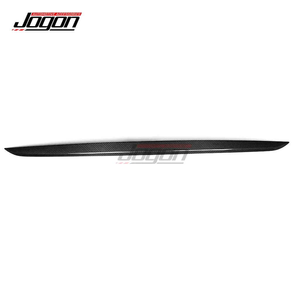 

For Tesla Model X 2024 2025 DRY Carbon Fiber Car Styling Rear Trunk Lid Tailgate Deck Lid Trunk Strip Cover Trim Accessories