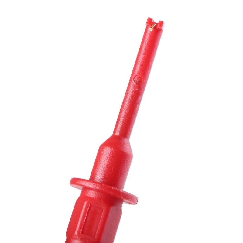 F92C اختبار خطاف الاختبار الإلكترونية مقطع لمقاطع 2 مم IC Grabber مع سلك مرن 2x