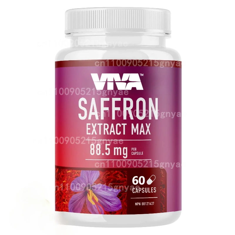 

Добавки липосомального шафрана, 100% чистый экстракт шафрана 88,5 мг - 60 растительных капсул
