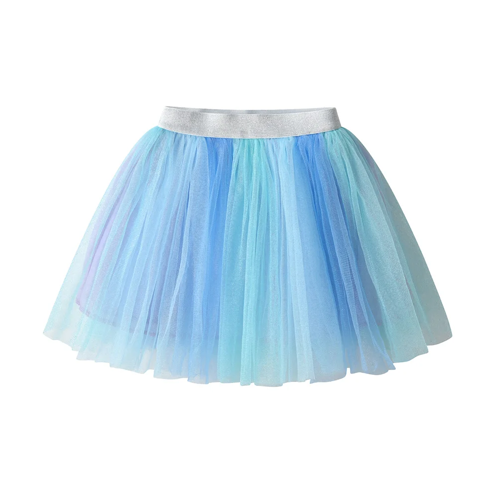 

VIKITA Girls Tutu Fluffy Blue Skirt Toddlers Princess Ballet Dance Tulle Mesh Skirts Kids Casual Daily Clothes Pettiskirt Skirt