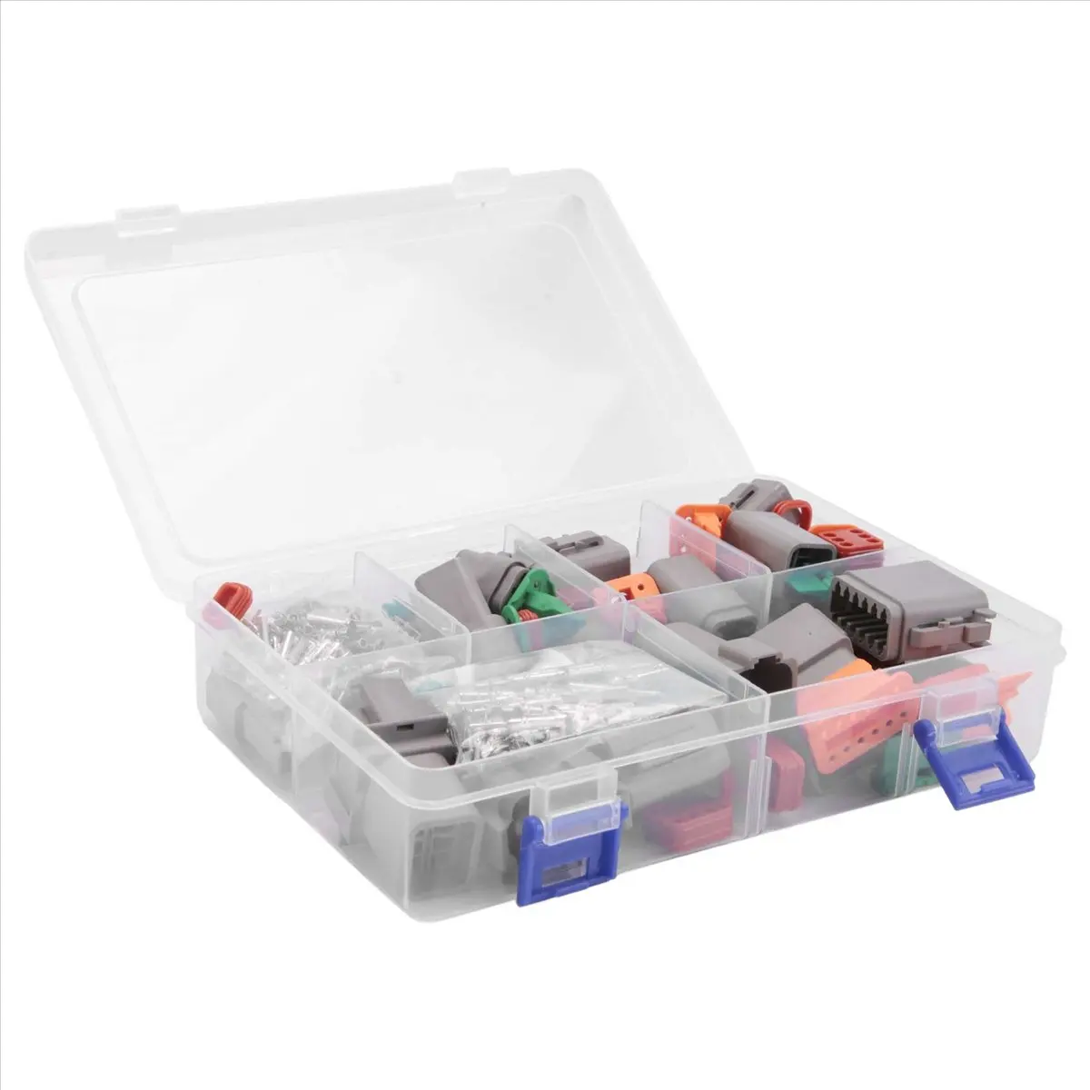 A50U Electrical Wire Connector Plug, 8 Sets 2 3 4 6 8 12 Pin for Deutsch DT Connector Assortment Kit